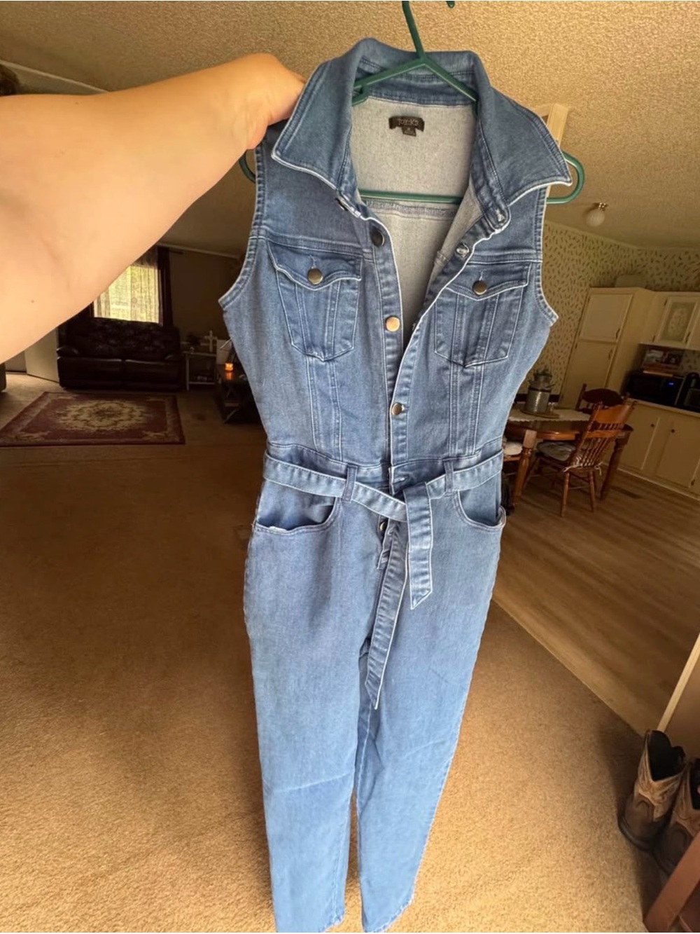 Toxik3 Paris Denim Jumpsuit | European Designer Stretch Denim | Like New